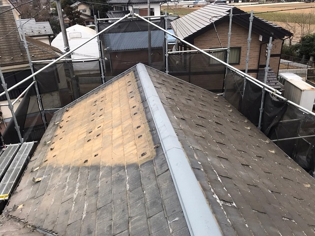 スーパーガルテクト　屋根カバー工事